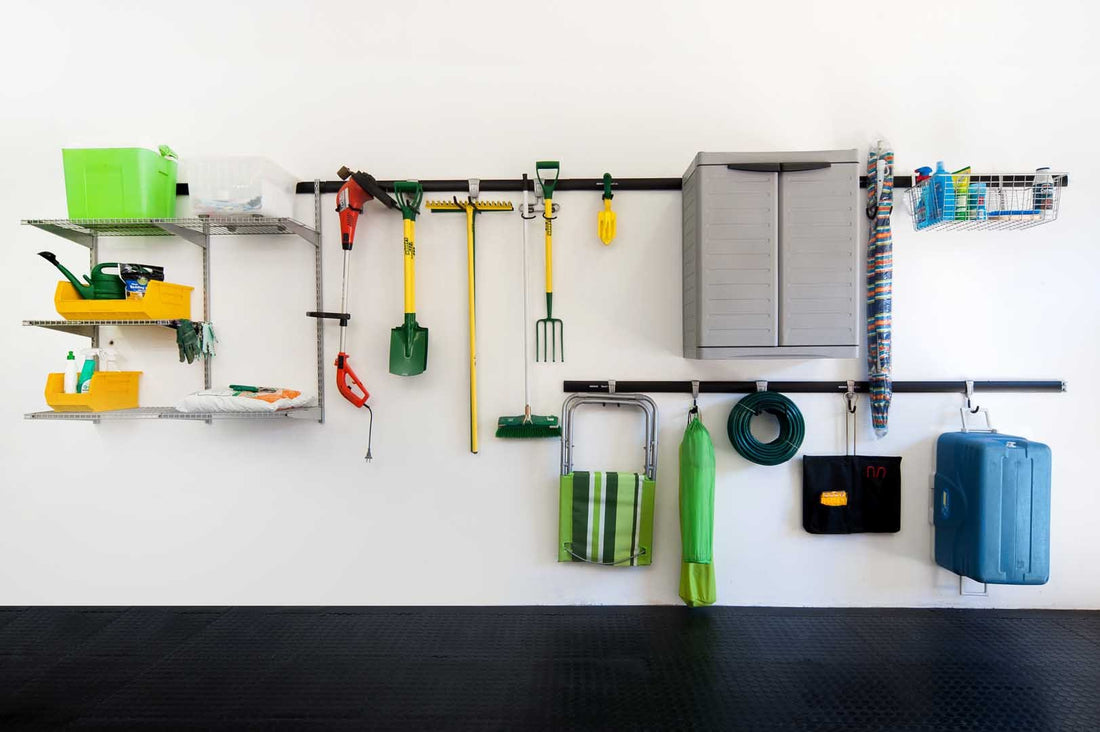 Adding Storage Rails to your Garage wall