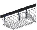 Storage Basket: 580mm Open Fronted Wire Basket